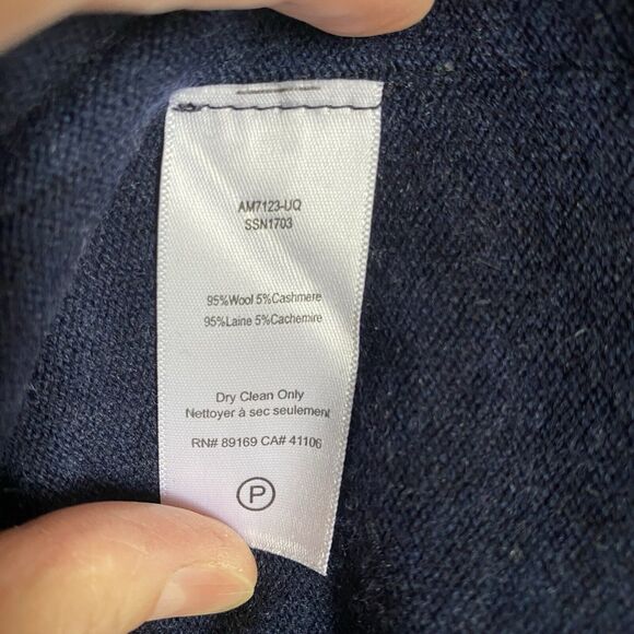 ATM Anthony Thomas Melillo Sweater Men's S Tie Dye Blue Crewneck Wool Cashmere - Picture 6 of 6